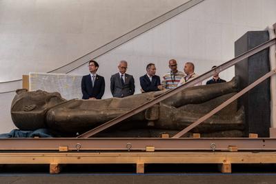 Hong Kong Palace Museum Ancient Egypt Exhibition-stock-foto