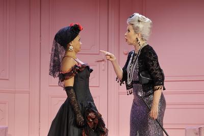 Mariyama Ebel, Marion Kracht, Deutschland, Berlin, Kom?die am Kurf?rstendamm im Ernst-Reuter-Saal, n Fotoprobe von Carme-stock-foto