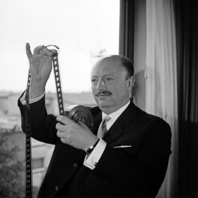 Der deutsch ungarische Filmproduzent Gyula Trebitsch in Hamburg Deutschland 1960er Jahre German Hu-stock-foto