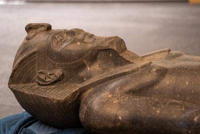 Hong Kong Palace Museum Ancient Egypt Exhibition-stock-foto