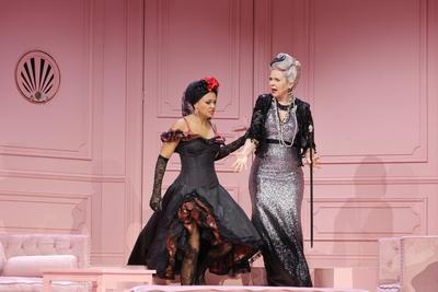 Mariyama Ebel, Marion Kracht, Deutschland, Berlin, Kom?die am Kurf?rstendamm im Ernst-Reuter-Saal, n Fotoprobe von Carme-stock-foto