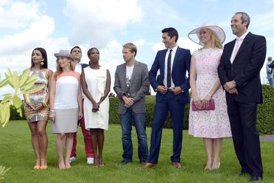 Bildnummer: 58246981  Datum: 15.07.2012  Copyright: imago/Future ImageDiba Hakimi, Gabriela Gottschalk, Silva Gonzales, Motsi Mabuse, Oliver Pocher, Stefan G?dde, Judith Rakers, Thomas M?gelin Audi Ascot Renntag auf der Galopprennbahn Neue Bult, Langenhagen Foto:xC.xNiehausx/xFuturexImage People Entertainment Pferdesport Reiten Pferderennen Galopp xns x0x 2012 quer premiumd S?ngerinnen S?nger Hot Banditoz Comedian Moderatoren Moderatorin Audi Zentrum Hannover-Gesch?ftsf?hrer  58246981 Date 15 07 2012 Copyright Imago Future Image Diba Hakimi Gabriela Gottschalk Silva Gonzales Motsi Mabuse Oliver Pocher Stefan G?dde Judith Rakers Thomas M?gelin Audi Ascot Race on the Horse racing track New Bult Langenhagen Photo XC   Celebrities Entertainment Equestrian sports riding Horse race Gallop xns x0x 2012 horizontal premiumd Singers Singer Hot Banditoz Comedian presenters Presenter Audi Center Hanover manager-stock-foto