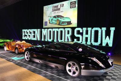 Maybach Exelero (Pr?sentationsjahr 2005, Unikat f?r die Reifenfirma Fulda, Ausstellungsst?ck des Nationalen Automuseum --stock-foto