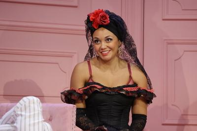 Mariyama Ebel, Deutschland, Berlin, Kom?die am Kurf?rstendamm im Ernst-Reuter-Saal, n Fotoprobe von Carmen darf nicht pl-stock-foto