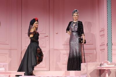 Mariyama Ebel, Marion Kracht, Deutschland, Berlin, Kom?die am Kurf?rstendamm im Ernst-Reuter-Saal, n Fotoprobe von Carme-stock-foto