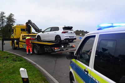Sprengung eines Geldautomaten in Papenburg.-stock-foto