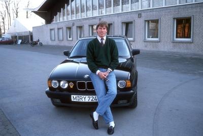 Leopold Prinz von Bayern (Rennfahrer) 03/89 h?r Leopold Prinz von Bayern im M?rz 1989 Deutschland deutsch deutscher Mann-stock-foto