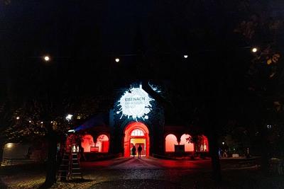 02.11.2025, GER, News / Veranstaltung / Kultur, Licht unf Klang auf dem Hauptfriedhof Eisenach-stock-foto