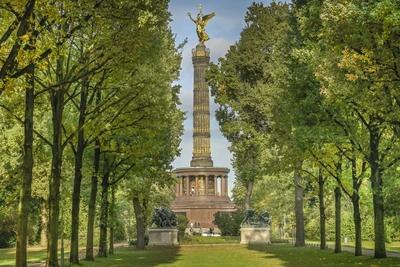 Siegess?ule, Fasanerieallee, Gro?er Tiergarten, Tiergarten, Mitte, Berlin, Deutschland *** Victory Column, Fasaneriealle-stock-foto