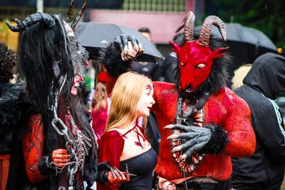 Zombie Walk em S?o Paulo-stock-foto