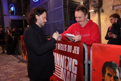 Premiere du film Running Man à Paris-stock-foto