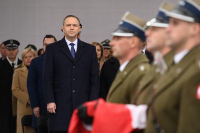Warsaw's Tomb of the Unknown Soldier Marks 100th Anniversary.-stock-foto