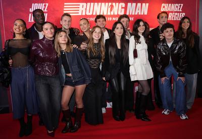 Premiere du film Running Man à Paris-stock-foto