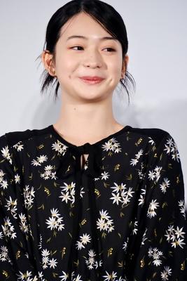 TOKYO, JAPAN - NOVEMBER 04: Actress Tamaki Shiratori attends the Q&A session of film Blonde during the 38th Tokyo Intern-stock-foto