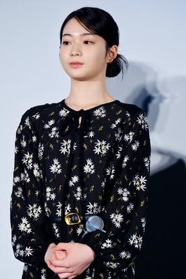 TOKYO, JAPAN - NOVEMBER 04: Actress Tamaki Shiratori attends the Q&A session of film Blonde during the 38th Tokyo Intern-stock-foto