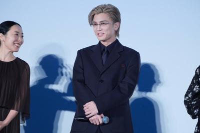 TOKYO, JAPAN - NOVEMBER 04: Actor Takanori Iwata attends the Q&A session of film Blonde during the 38th Tokyo Internatio-stock-foto