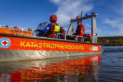 Hubschraubergest?tzte Wasserrettung-stock-foto