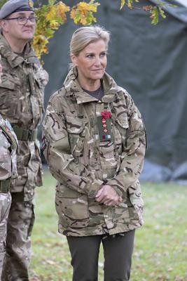 Sophie Duchess of Edinburgh at Royal Military Academy Sandhurst-stock-foto