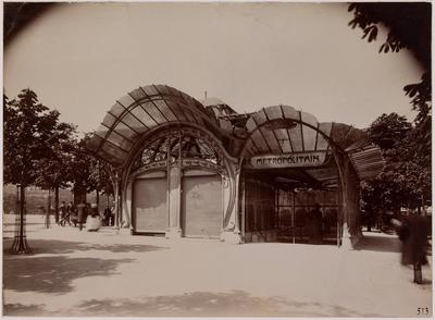 RECORD DATE NOT STATED  Paris metro. Access to Place de l Etoile, Paris (VIII-XVI and XVIIth arr.) . Photograph by Charl-stock-foto