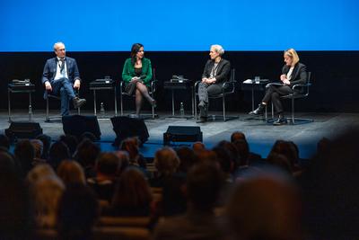 Haaretz Konferenz Berlin-stock-foto