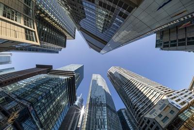 Die Frankfurter Skyline-stock-foto