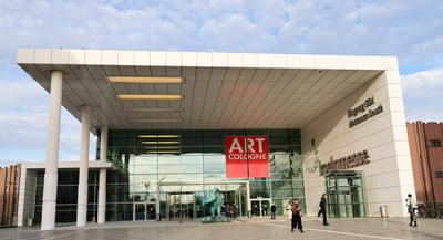 ART Cologne 2025 Opening - Ansicht auf den S?d-Eingang zum Pree Opening K?ln Messe NRW Deutschland *** ART Cologne 2025-stock-foto