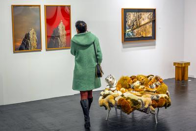 Kunstmesse art cologne-stock-foto