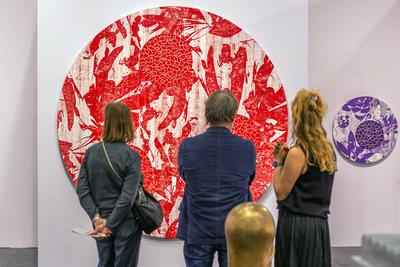 Kunstmesse art cologne-stock-foto