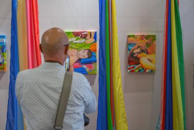 Kunstmesse art cologne-stock-foto