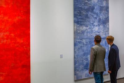 Kunstmesse art cologne-stock-foto