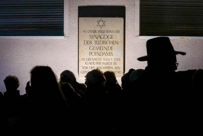 Politik Gewalt Judenverfolgung-stock-foto