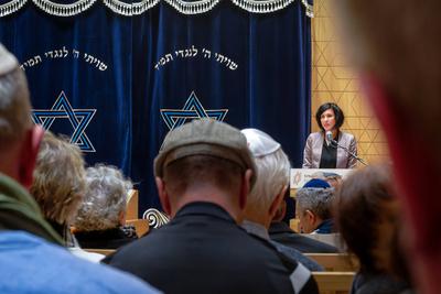 Politik Gewalt Judenverfolgung-stock-foto