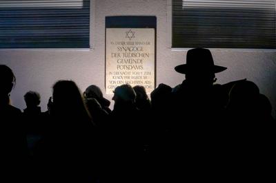 Politik Gewalt Judenverfolgung-stock-foto