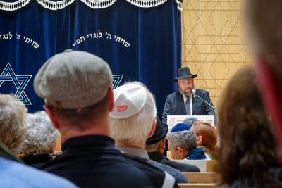 Politik Gewalt Judenverfolgung-stock-foto