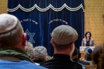 Politik Gewalt Judenverfolgung-stock-foto