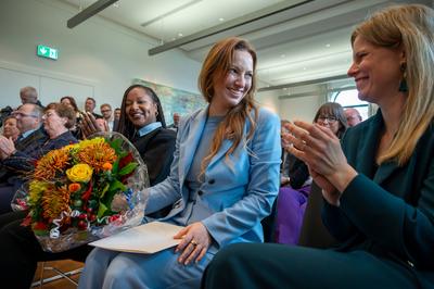 11.11.2025, Kiel, Landesregierung in Schleswig-Holstein. Wechsel an der Spitze von zwei Ministerien. Innenministerin Sab-stock-foto