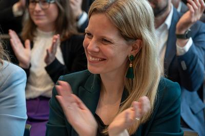 11.11.2025, Kiel, Landesregierung in Schleswig-Holstein. Wechsel an der Spitze von zwei Ministerien. Innenministerin Sab-stock-foto