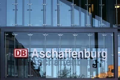 Hauptbahnhof Aschaffenburg Central Station Aschaffenburg *** Central Station Aschaffenburg Central-stock-foto