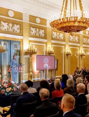 Launch of the Financially Healthy Netherlands Foundation at Noordeinde Palace, Den Haag, The Netherlands-stock-foto