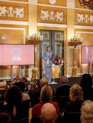 Launch of the Financially Healthy Netherlands Foundation at Noordeinde Palace, Den Haag, The Netherlands-stock-foto