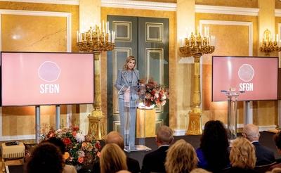 Launch of the Financially Healthy Netherlands Foundation at Noordeinde Palace, Den Haag, The Netherlands-stock-foto