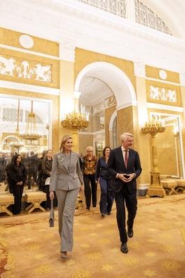 Launch of the Financially Healthy Netherlands Foundation at Noordeinde Palace, Den Haag, The Netherlands-stock-foto
