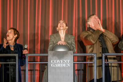 Covent Garden Christmas Lights Switch On-stock-foto