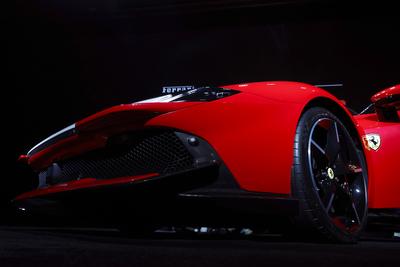 Ferrari unveils its most powerful production model, the 849 Testarossa in South Korea-stock-foto