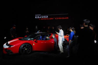 Ferrari unveils its most powerful production model, the 849 Testarossa in South Korea-stock-foto