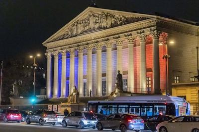 Tenth Anniversary Of The Bataclan Terror Attack Is Marked In Paris-stock-foto