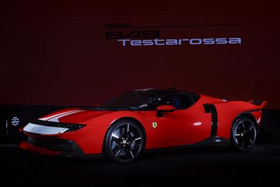 Ferrari unveils its most powerful production model, the 849 Testarossa in South Korea-stock-foto