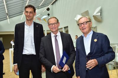 Opening Event Auditorium ECC Martin Hikel, SPD, Michael M?ller, SPD, Ekkehard Streletzki Opening Event Auditorium Erweit-stock-foto