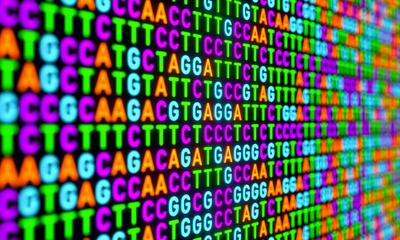 DNA patterns, genetic analysis, DNA sequencing, genome structure.-stock-foto