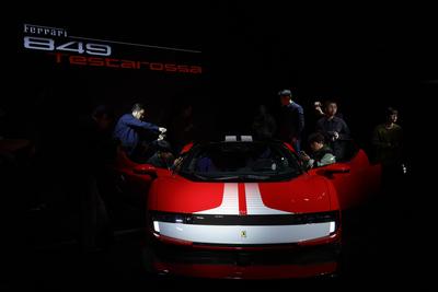 Ferrari unveils its most powerful production model, the 849 Testarossa in South Korea-stock-foto
